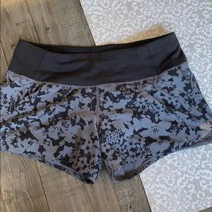 Lululemon shorts cute floral design